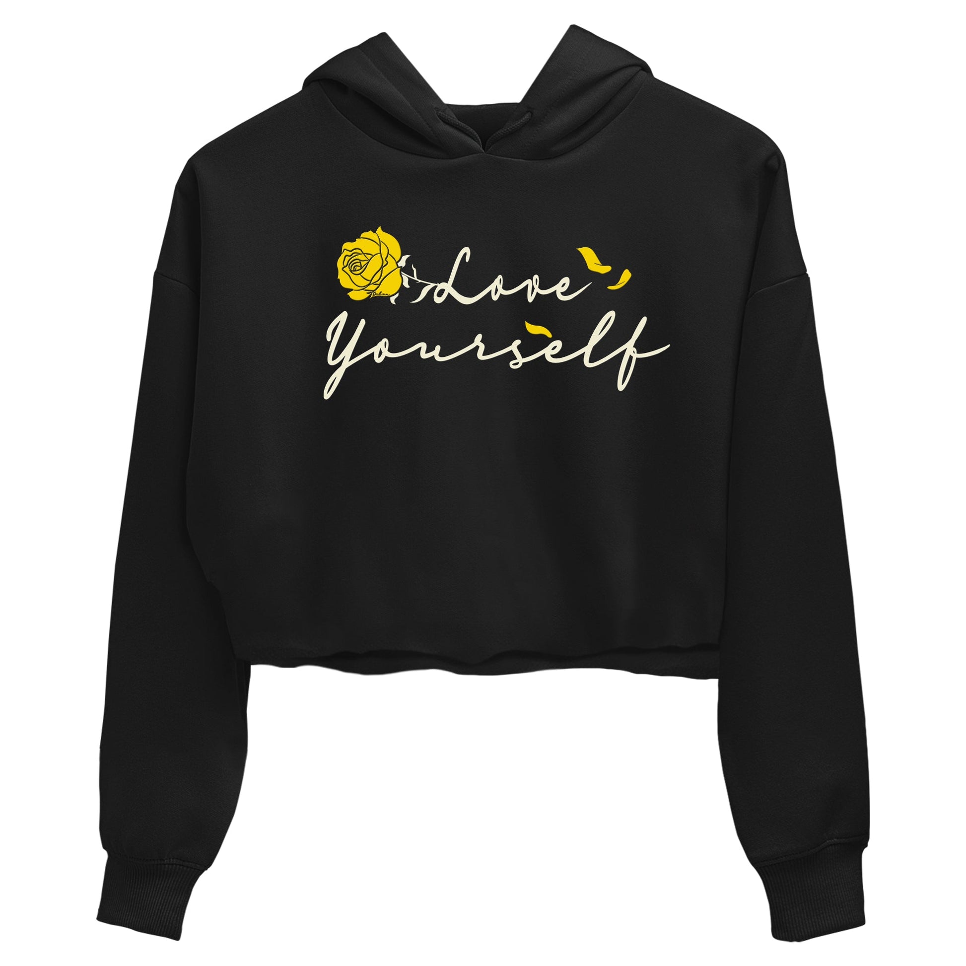 4s Vivid Sulfur shirt to match jordans Love Yourself sneaker tees Air Jordan 4 Vivid Sulfur SNRT Sneaker Release Tees Black 2 crop length shirt