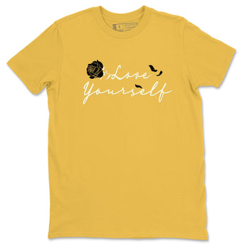 4s Vivid Sulfur shirt to match jordans Love Yourself sneaker tees Air Jordan 4 Vivid Sulfur SNRT Sneaker Release Tees unisex cotton Daisy 2 crew neck shirt