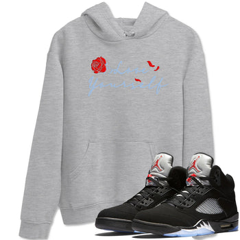 Jordan 5 Retro Reimagined shirts to match jordans Love Yourself sneaker match tees Air Jordan 5 Reimagined match shoes to clothes SNRT Sneaker Tees unisex cotton Heather Grey 1 shirts