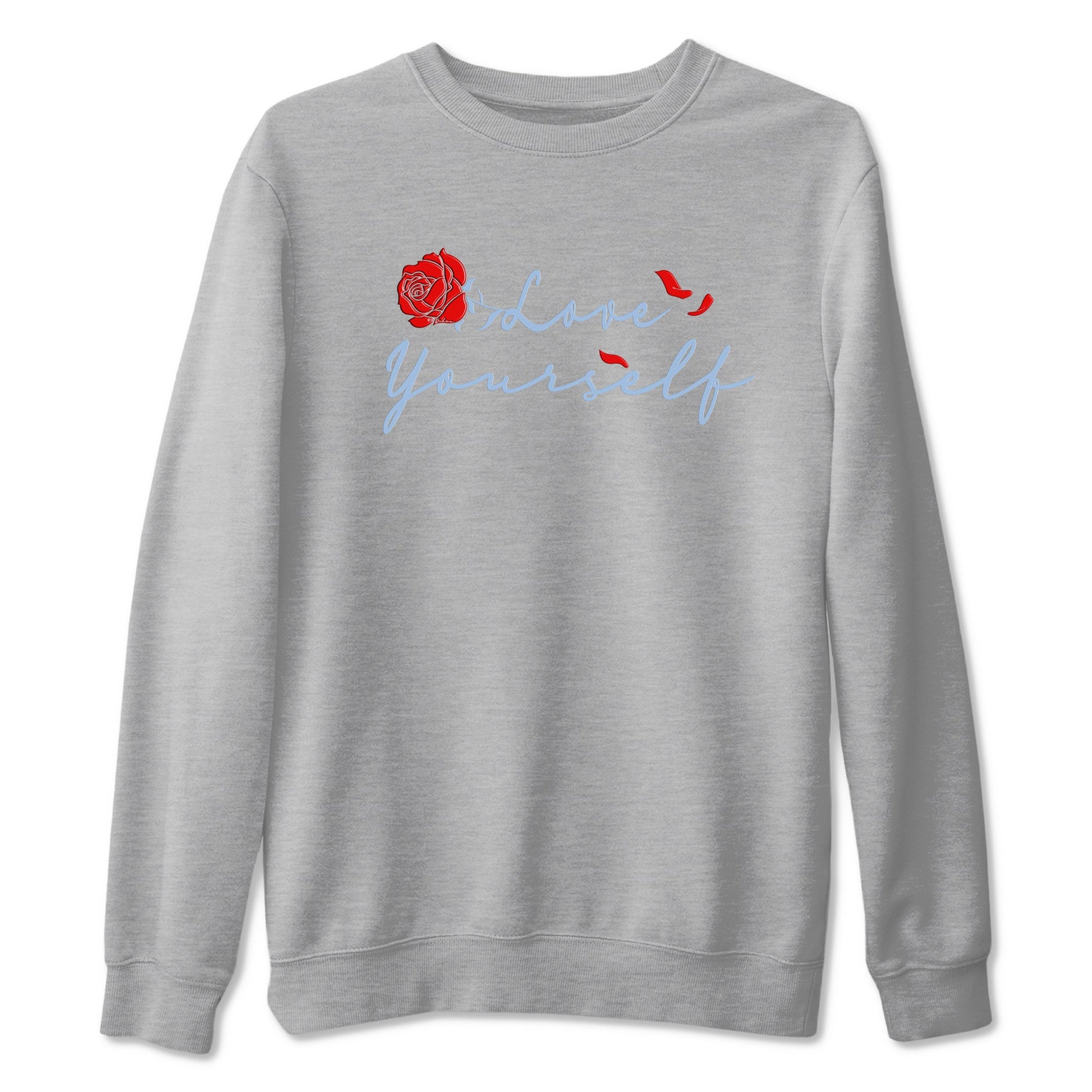 Jordan 5 Retro Reimagined shirts to match jordans Love Yourself sneaker match tees Air Jordan 5 Reimagined match shoes to clothes SNRT Sneaker Tees unisex cotton Heather Grey 2 shirts
