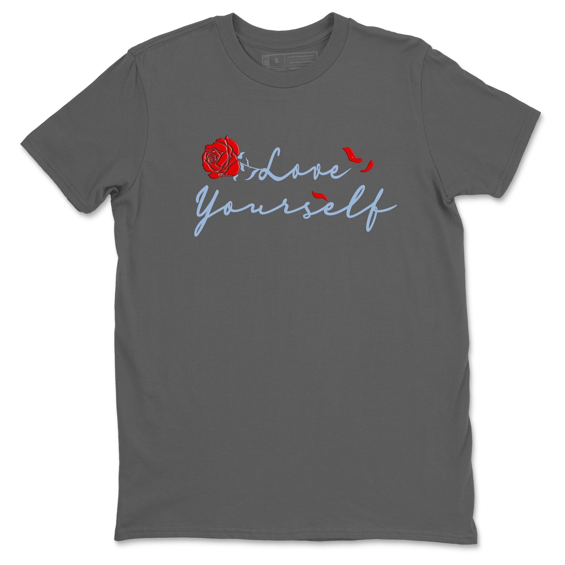 Jordan 5 Retro Reimagined shirts to match jordans Love Yourself sneaker match tees Air Jordan 5 Reimagined match shoes to clothes SNRT Sneaker Tees unisex cotton Cool Grey 2 shirts