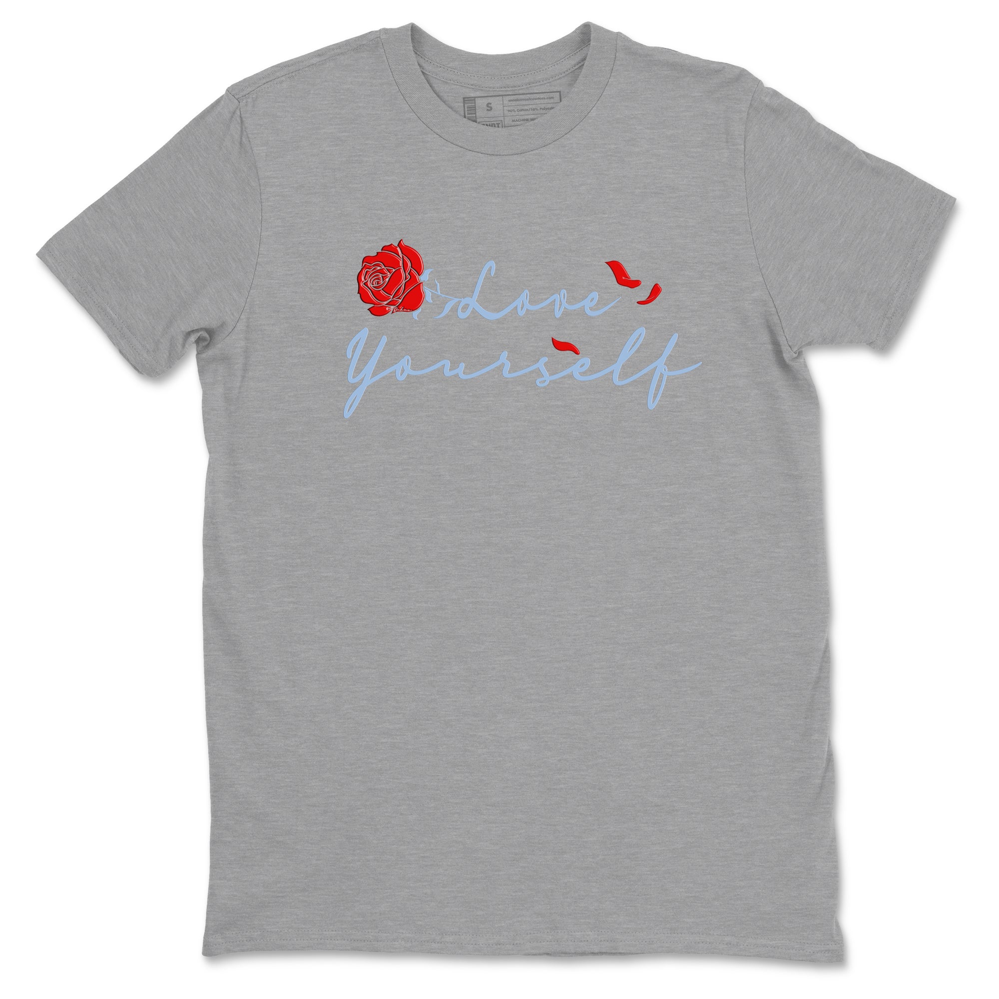 Jordan 5 Retro Reimagined shirts to match jordans Love Yourself sneaker match tees Air Jordan 5 Reimagined match shoes to clothes SNRT Sneaker Tees unisex cotton Heather Grey 2 shirts