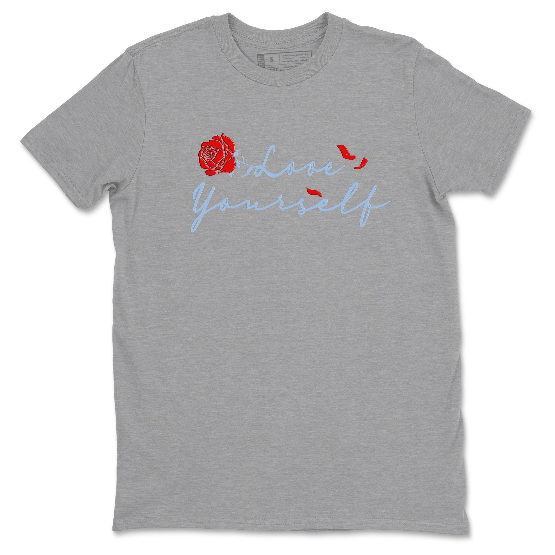 Jordan 5 Retro Reimagined shirts to match jordans Love Yourself sneaker match tees Air Jordan 5 Reimagined match shoes to clothes SNRT Sneaker Tees unisex cotton Heather Grey 2 shirts