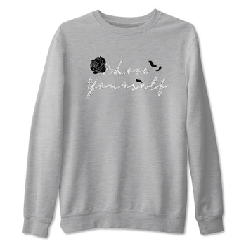 5s White Black shirts to match jordans Love Yourself best t shirts to wear with jordans Air Jordan 5 Retro White Black match shoes to clothes SNRT Sneaker Tees unisex cotton Heather Grey 2 shirts