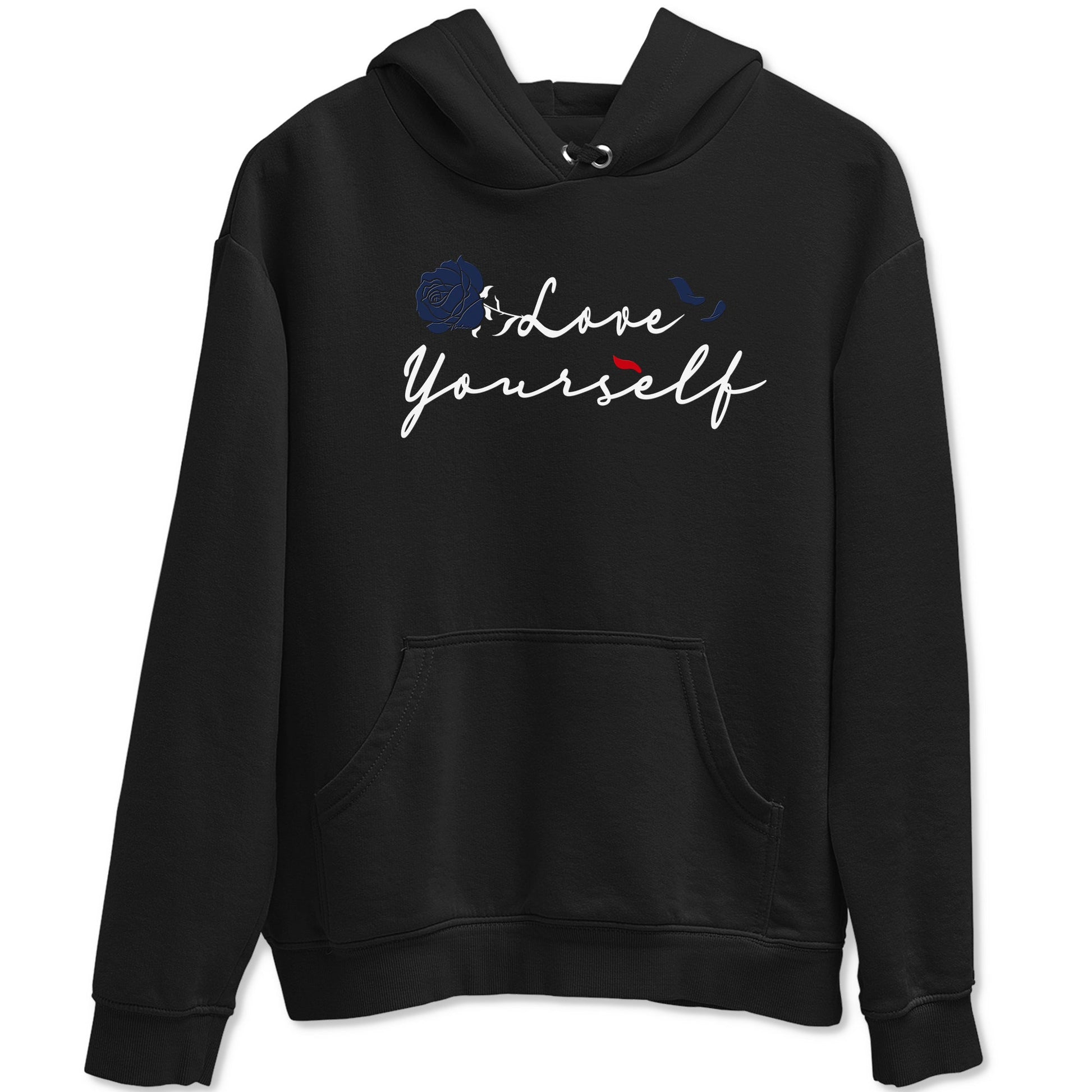 6s White And Midnight Navy shirts to match jordans Love Yourself sneaker match tees Air Jordan 6 White And Midnight Navy SNRT Sneaker Release Tees unisex cotton Black 2 crew neck shirts