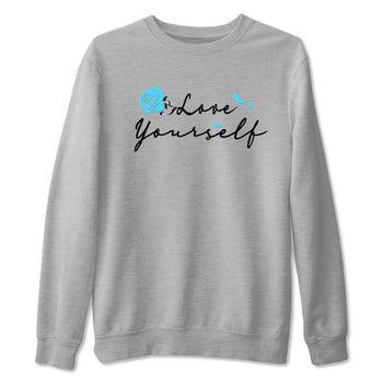 AJ9 Powder Blue shirt to match jordans Love Yourself sneaker tees Air Jordan 9 Powder Blue SNRT Sneaker Release Tees unisex cotton Heather Grey 2 crew neck shirt