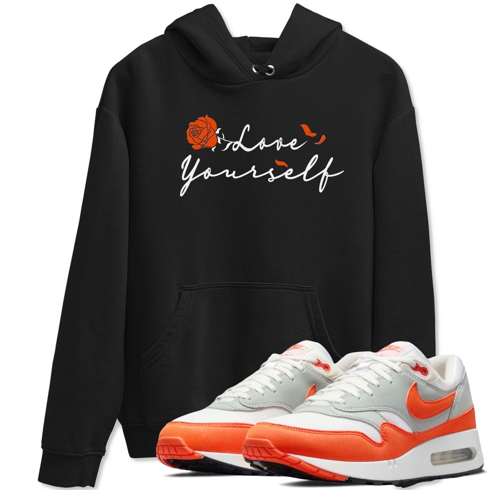 Air Max 1 OG '86 'Summit White and Cosmic Clay shirts to match jordans Love Yourself sneaker match tees Air Max 1 Cosmic Clay match shoes to clothes SNRT Sneaker Tees unisex cotton Black 1 shirts