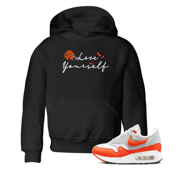 Air Max 1 OG '86 'Summit White and Cosmic Clay shirts to match jordans Love Yourself sneaker match tees Air Max 1 Cosmic Clay match shoes to clothes SNRT Sneaker Tees Youth Baby Black 1 tee