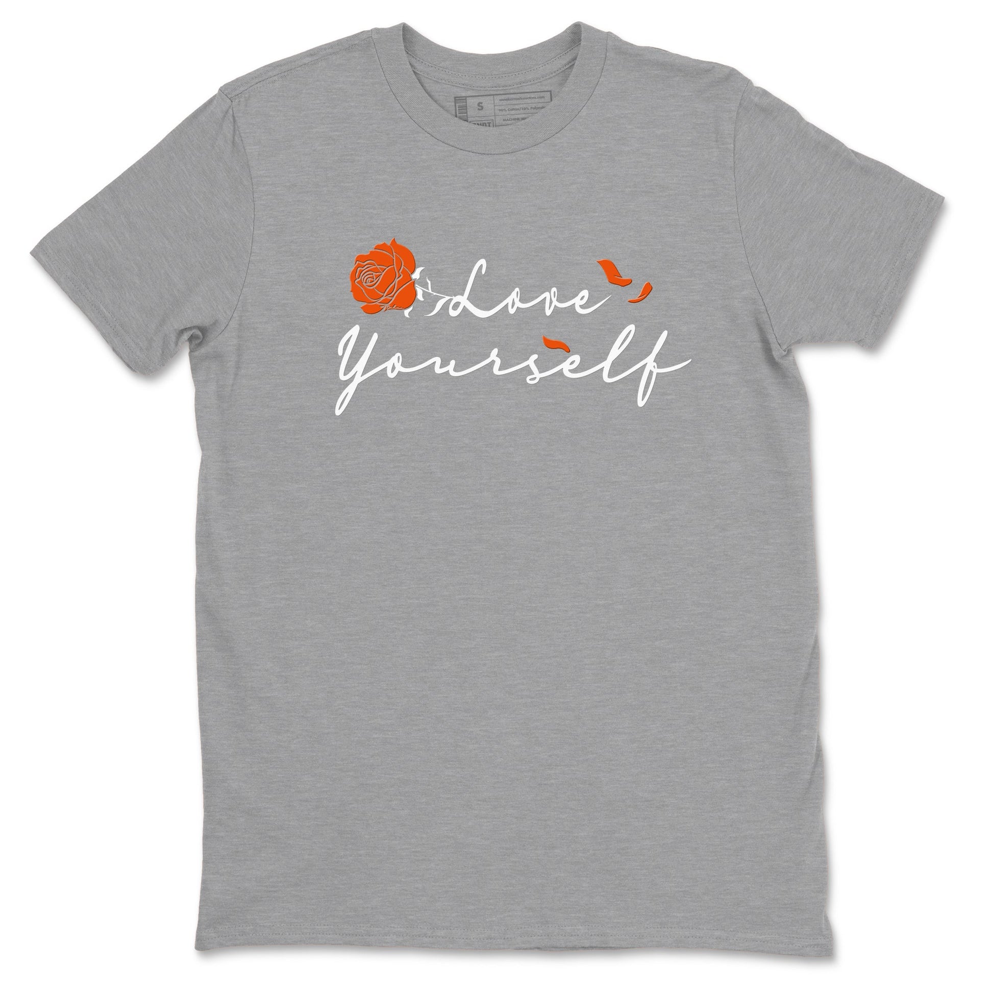 Air Max 1 OG '86 'Summit White and Cosmic Clay shirts to match jordans Love Yourself sneaker match tees Air Max 1 Cosmic Clay match shoes to clothes SNRT Sneaker Tees unisex cotton Heather Grey 2 shirts