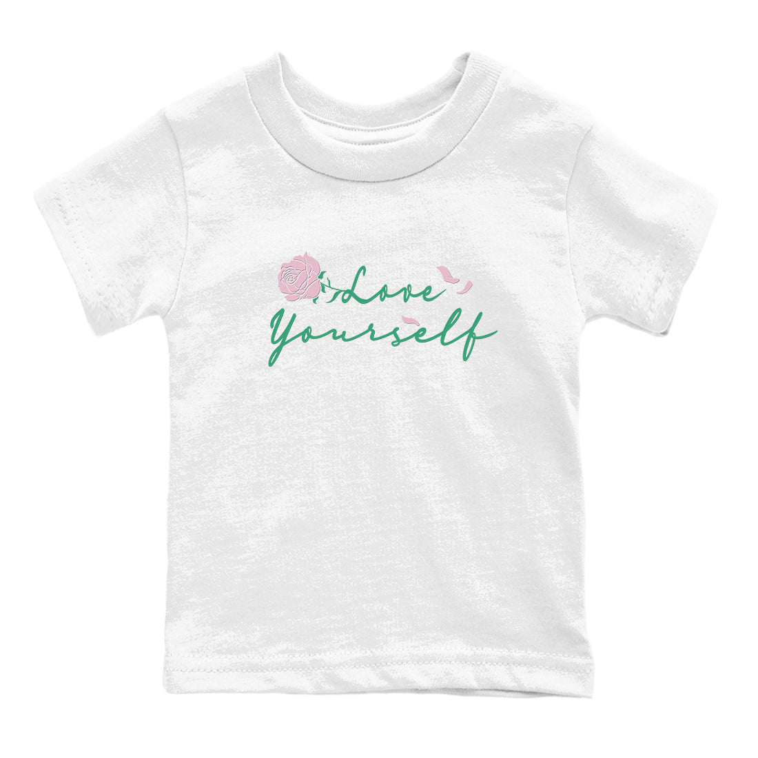 Dunk Low Medium Soft Pink Malachite shirt to match jordans Love Yourself sneaker tees Dunk Medium Soft Pink Malachite SNRT sneaker release tees baby toddler White 2 cotton Shirt