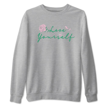 Dunk Low Medium Soft Pink Malachite shirt to match jordans Love Yourself sneaker tees Dunk Medium Soft Pink Malachite SNRT Sneaker Release Tees unisex cotton Heather Grey 2 crew neck shirt