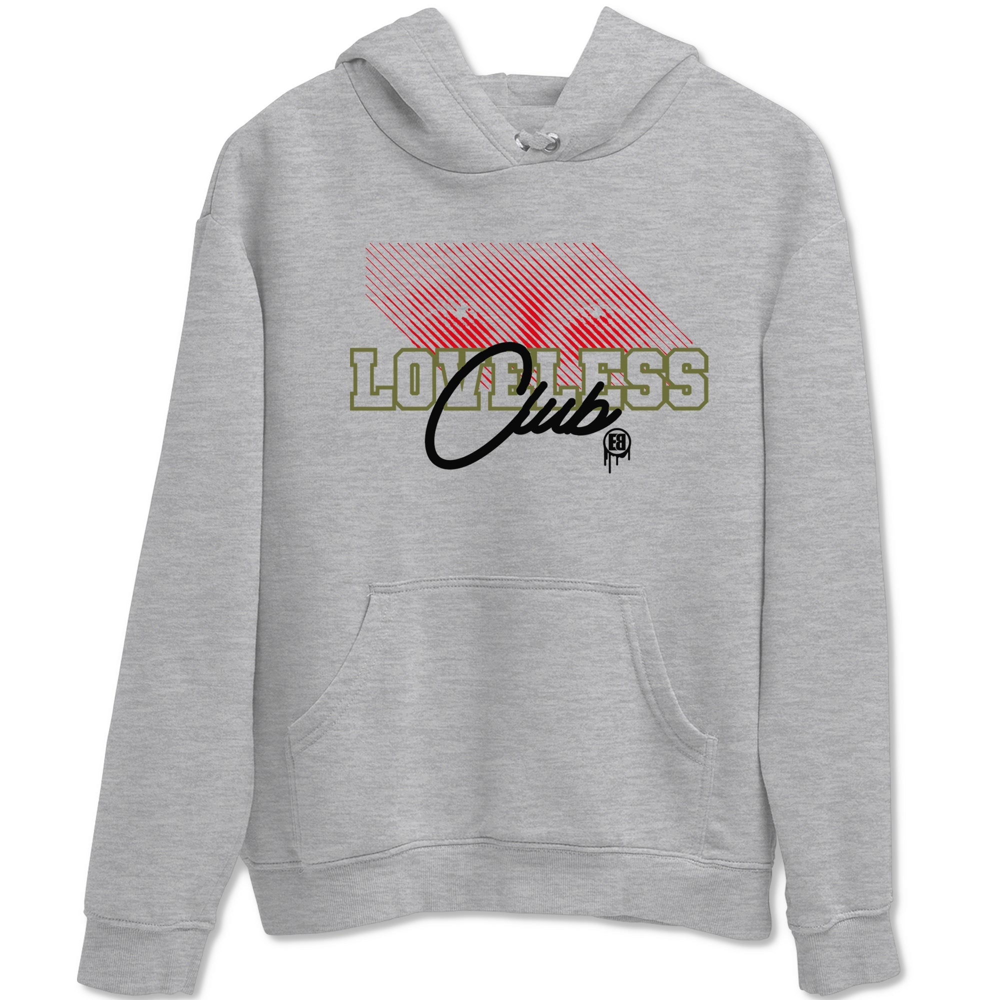 1s Travis Scott Medium Olive shirts to match jordans Loveless Club sneaker match tees Air Jordan 1 Travis Scott Medium Olive SNRT Sneaker Tees streetwear brand Heather Grey 2 unisex cotton tee