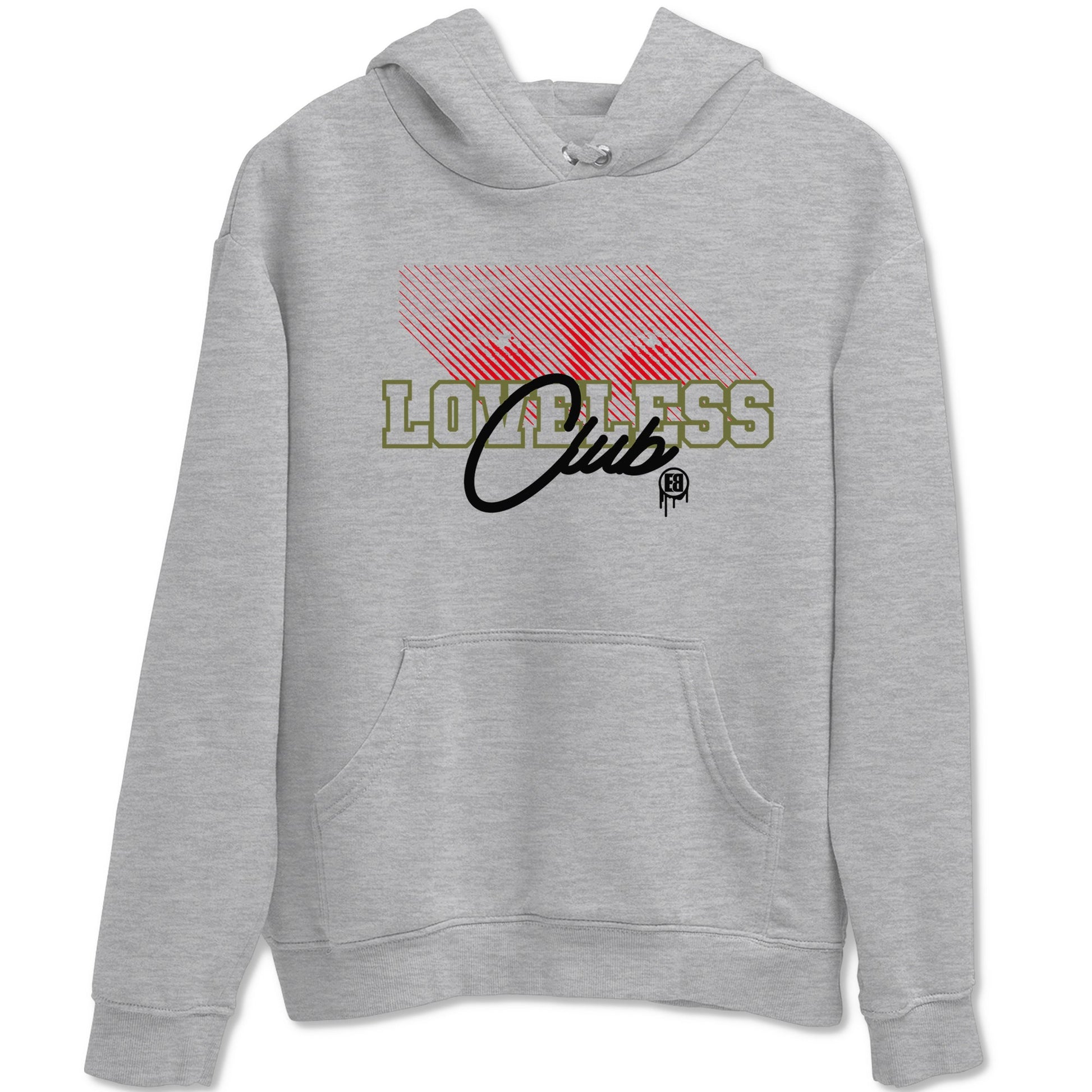 1s Travis Scott Medium Olive shirts to match jordans Loveless Club sneaker match tees Air Jordan 1 Travis Scott Medium Olive SNRT Sneaker Tees streetwear brand Heather Grey 2 unisex cotton tee