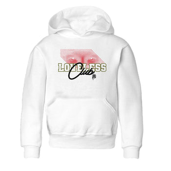 1s Travis Scott Medium Olive shirts to match jordans Loveless Club sneaker match tees Air Jordan 1 Travis Scott Medium Olive SNRT Sneaker Tees streetwear brand Baby and Youth White 2 cotton tee