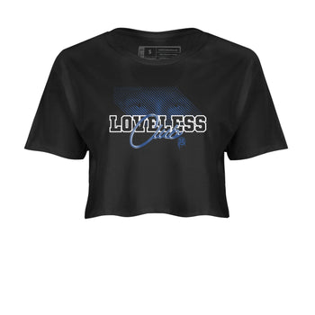 AJ11 Diffused Blue shirts to match jordans Loveless Club sneaker match tees Air Jordan 11 Diffused Blue SNRT Sneaker Tees streetwear brand Black 2 crop tee