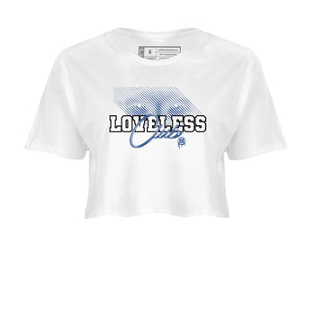 AJ11 Diffused Blue shirts to match jordans Loveless Club sneaker match tees Air Jordan 11 Diffused Blue SNRT Sneaker Tees streetwear brand White 2 crop tee