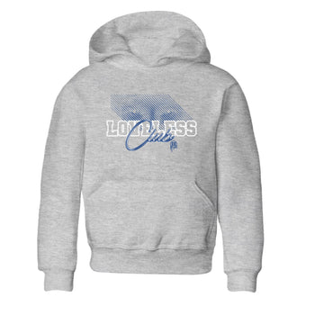 AJ11 Diffused Blue shirts to match jordans Loveless Club sneaker match tees Air Jordan 11 Diffused Blue SNRT Sneaker Tees streetwear brand Baby and Youth Heather Grey 2 cotton tee