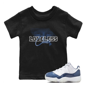 AJ11 Diffused Blue shirts to match jordans Loveless Club sneaker match tees Air Jordan 11 Diffused Blue SNRT Sneaker Tees streetwear brand Baby and Youth Black 1 cotton tee