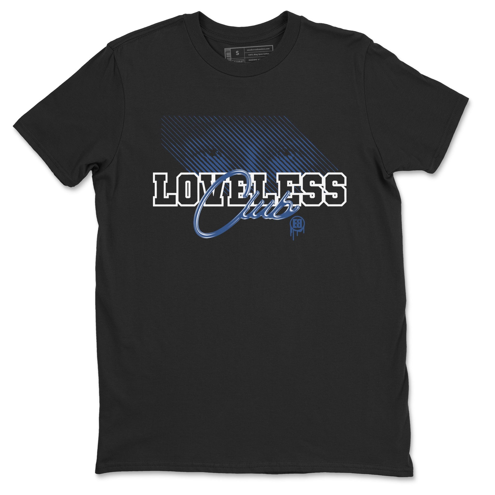 AJ11 Diffused Blue shirts to match jordans Loveless Club sneaker match tees Air Jordan 11 Diffused Blue SNRT Sneaker Tees streetwear brand Black 2 unisex cotton tee