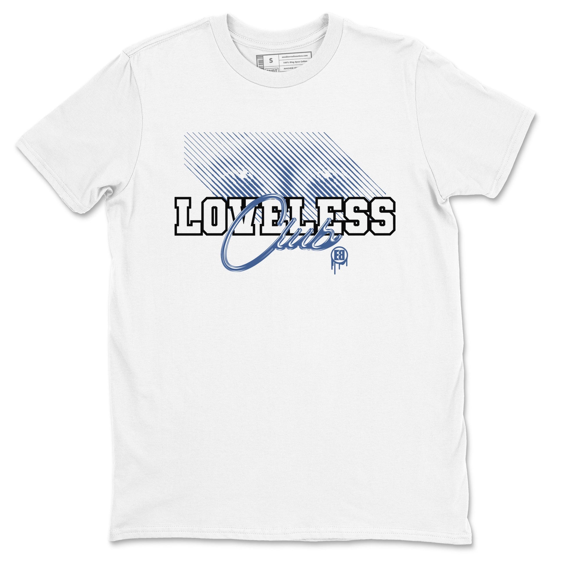 AJ11 Diffused Blue shirts to match jordans Loveless Club sneaker match tees Air Jordan 11 Diffused Blue SNRT Sneaker Tees streetwear brand White 2 unisex cotton tee