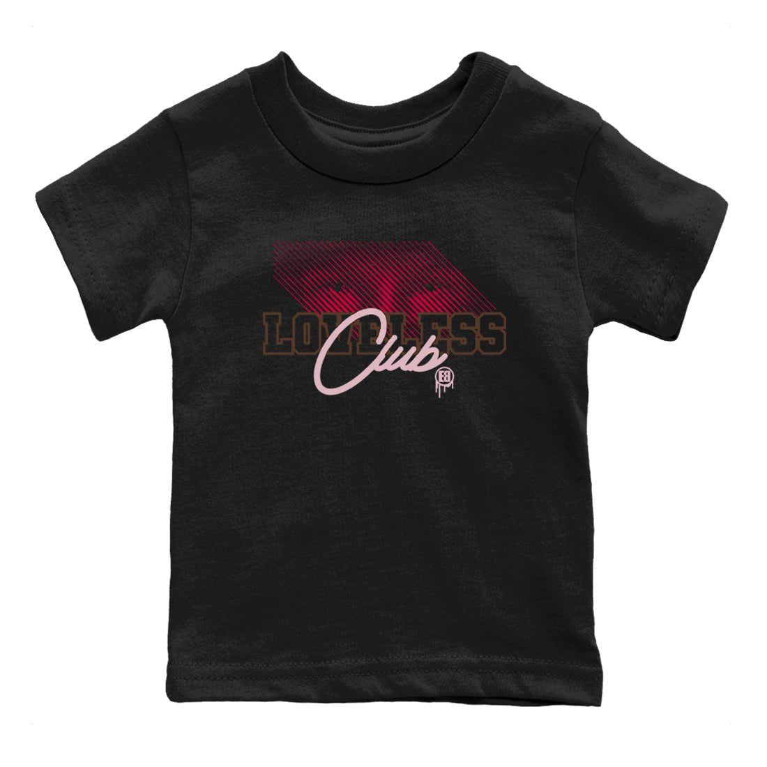 Dunk Cacao Wow And Pink Foam shirts to match jordans Loveless Club sneaker match tees Dunk Cacao Wow And Pink Foam SNRT Sneaker Tees streetwear brand Baby and Youth Black 2 cotton tee