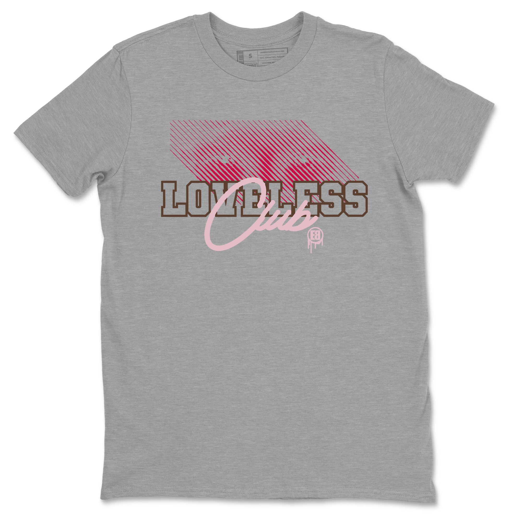 Dunk Cacao Wow And Pink Foam shirts to match jordans Loveless Club sneaker match tees Dunk Cacao Wow And Pink Foam SNRT Sneaker Tees streetwear brand Heather Grey 2 unisex cotton tee
