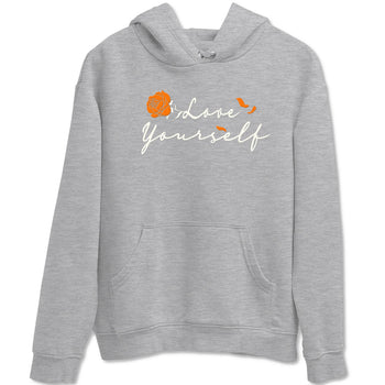 3s Georgia Peach shirt to match jordans Love Yourself sneaker tees Air Jordan 3 Georgia Peach SNRT Sneaker Release Tees unisex cotton Heather Grey 2 crew neck shirt