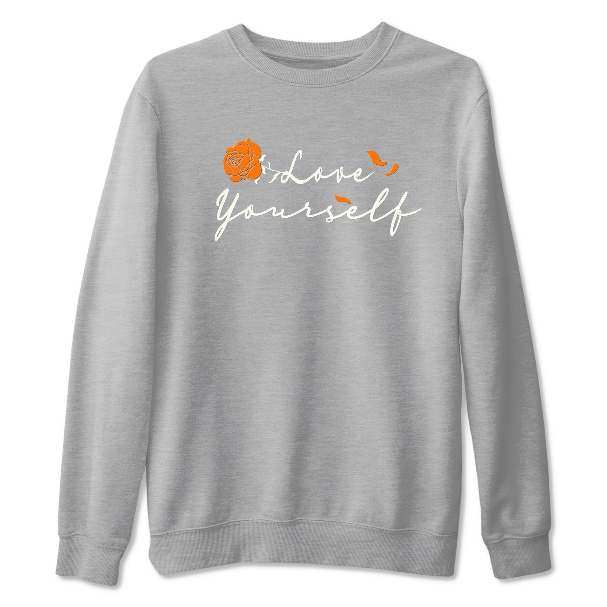 3s Georgia Peach shirt to match jordans Love Yourself sneaker tees Air Jordan 3 Georgia Peach SNRT Sneaker Release Tees unisex cotton Heather Grey 2 crew neck shirt