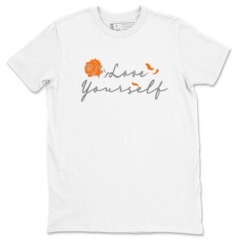 3s Georgia Peach shirt to match jordans Love Yourself sneaker tees Air Jordan 3 Georgia Peach SNRT Sneaker Release Tees unisex cotton White 2 crew neck shirt