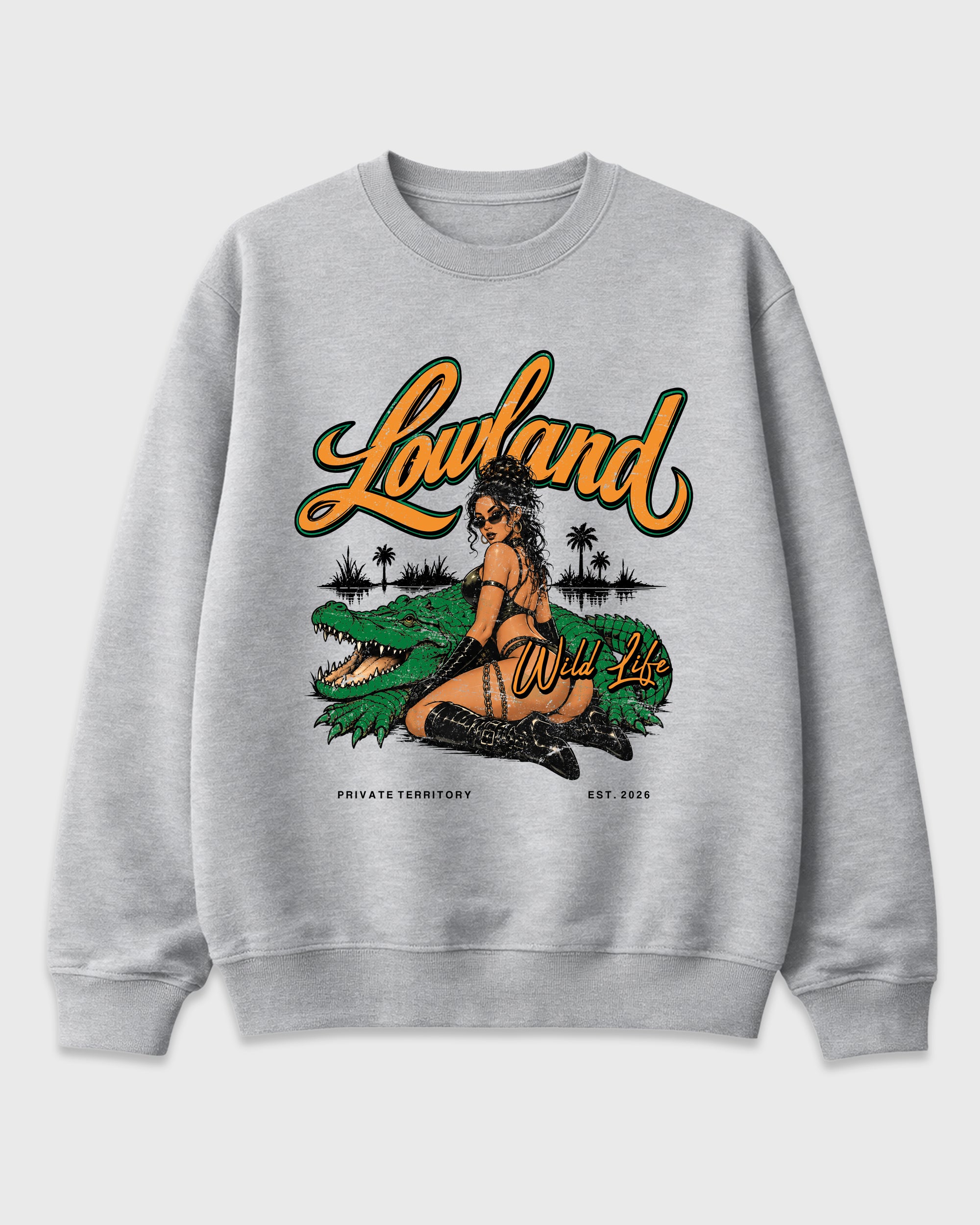 Lowland Air Jordan 11 Green Screen Matching Graphic Sweatshirt