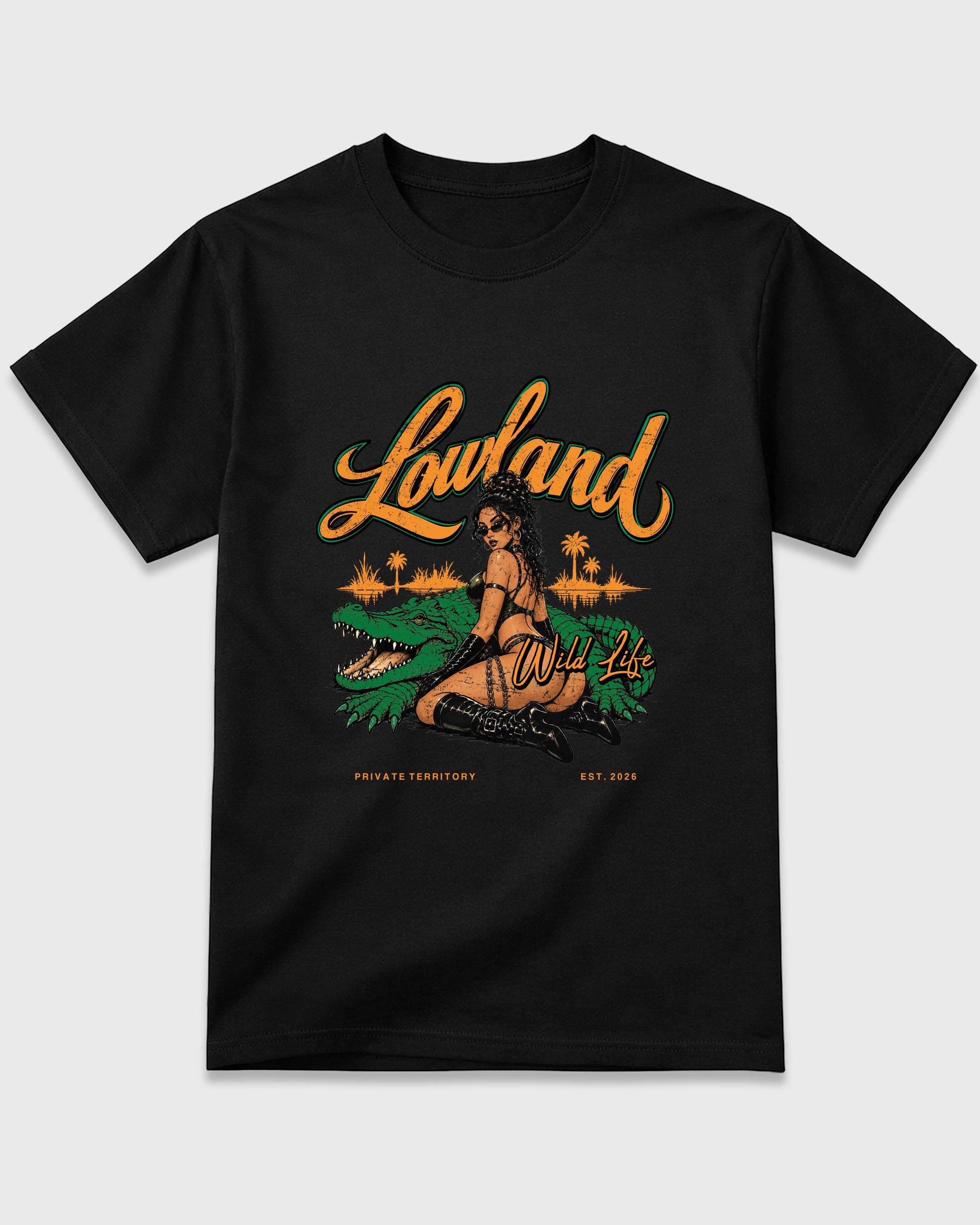 Lowland Air Jordan 11 Green Screen Matching Graphic Tee