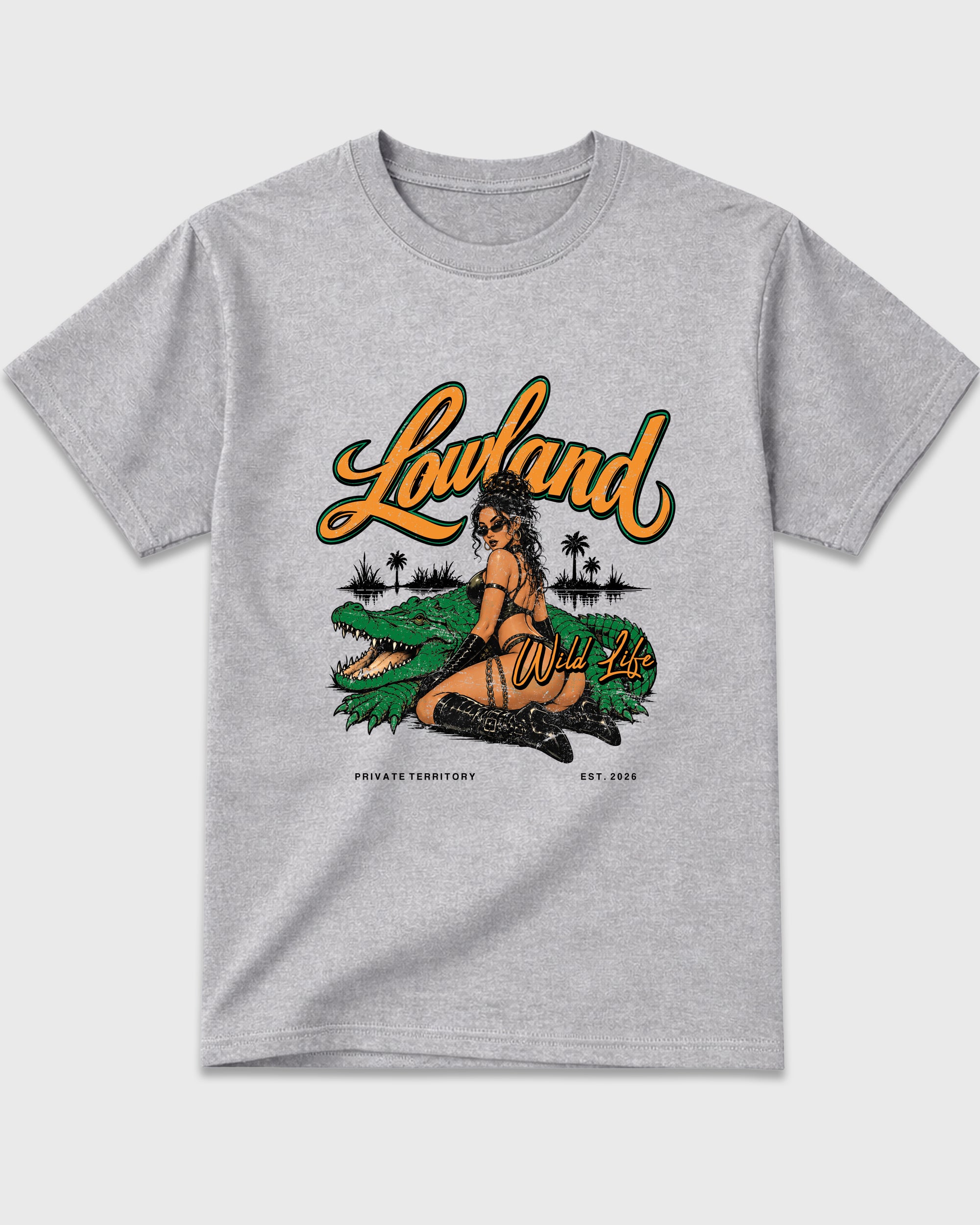 Lowland Air Jordan 11 Green Screen Matching Graphic Tee