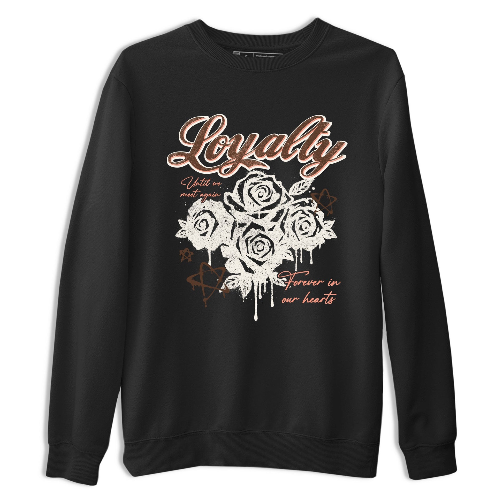 Sneaker match tees – Sneaker Tees To Match Air Jordan 1 Baroque Brown Shoes – Loyalty Tee Black 2