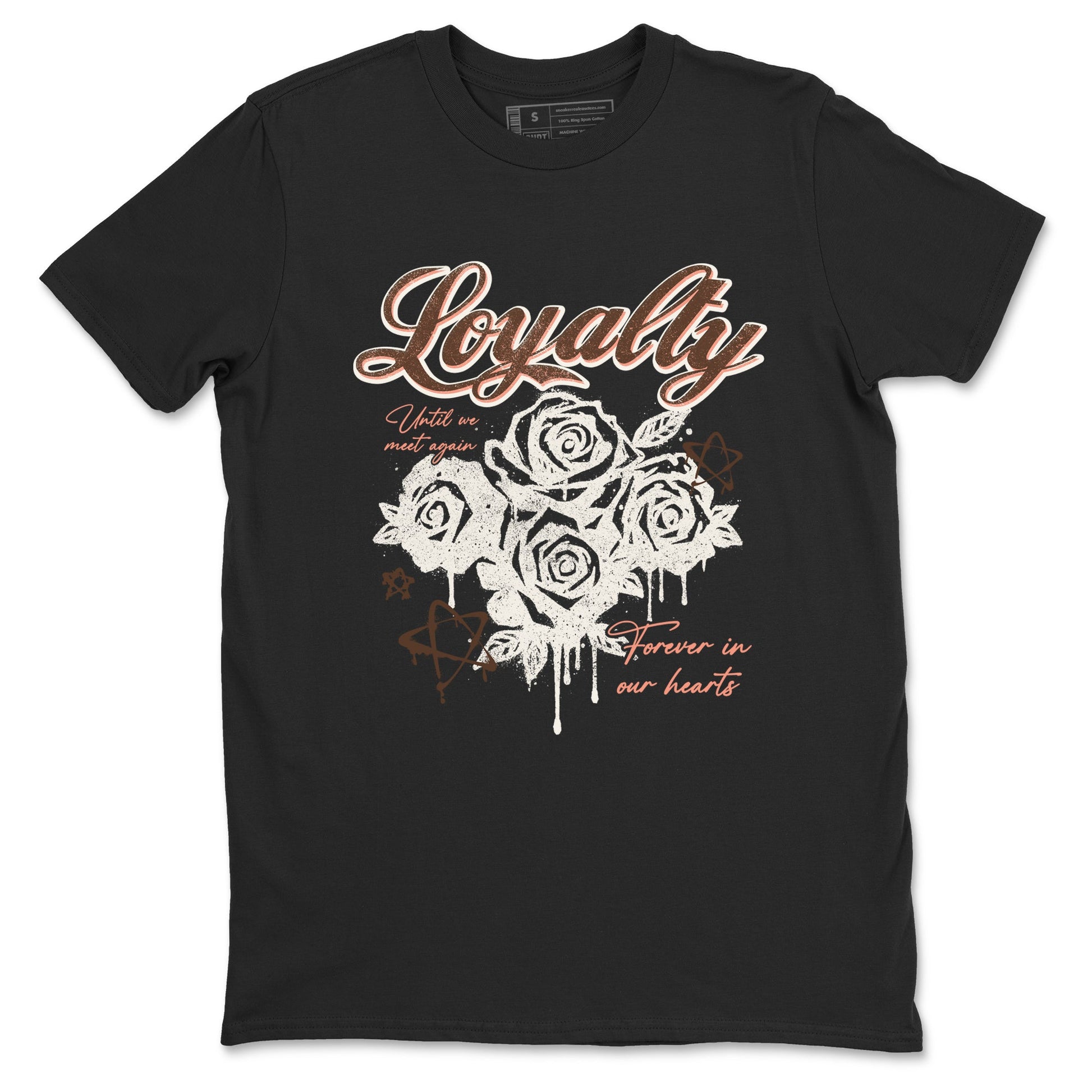 Sneaker match tees – Sneaker Tees To Match Air Jordan 1 Baroque Brown Shoes – Loyalty Tee Black 2