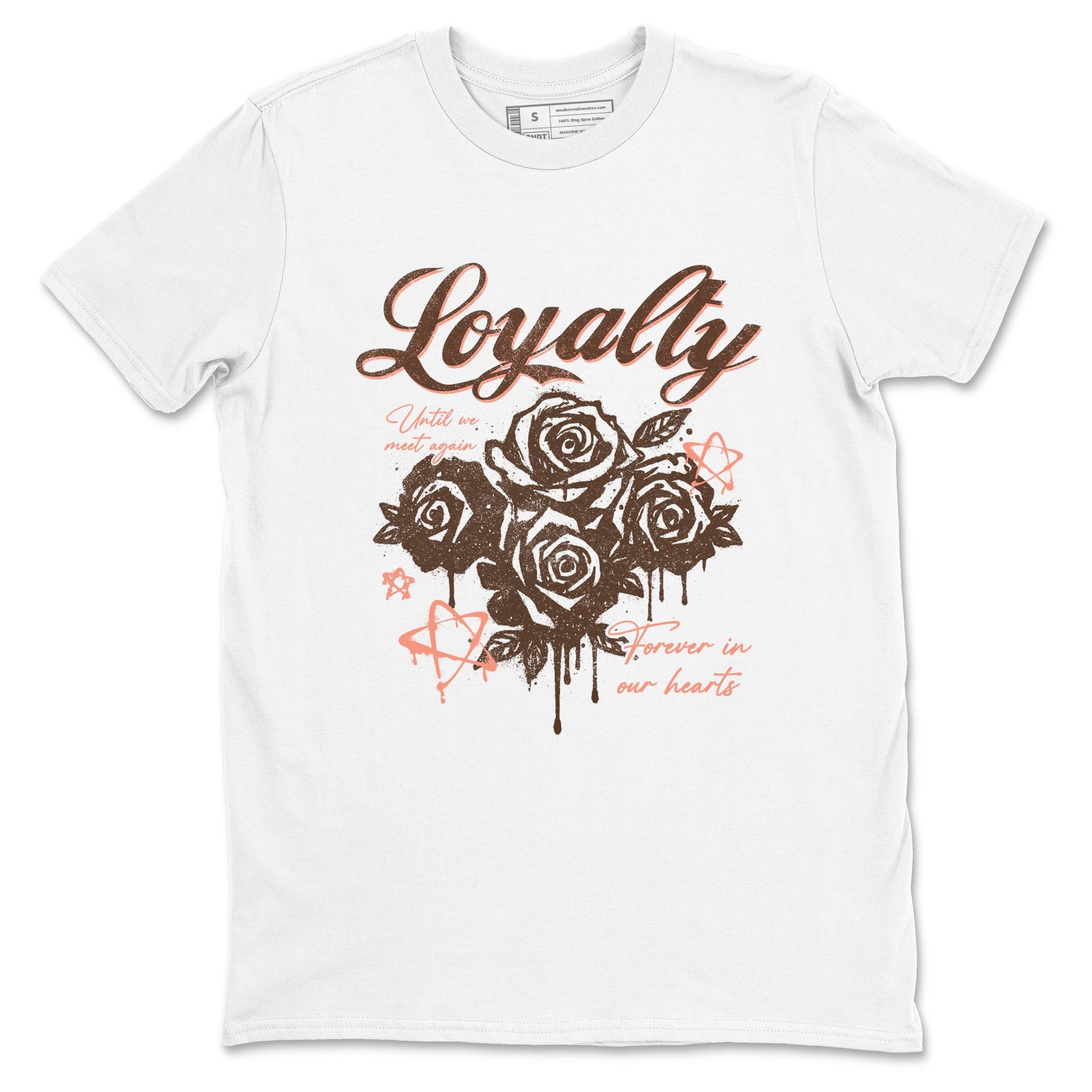 Sneaker match tees – Sneaker Tees To Match Air Jordan 1 Baroque Brown Shoes – Loyalty Tee White 2