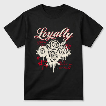 Sneaker match tees – Sneaker Tees To Match Air Jordan 1 Flight Club Shoes – Loyalty Tee Black 2