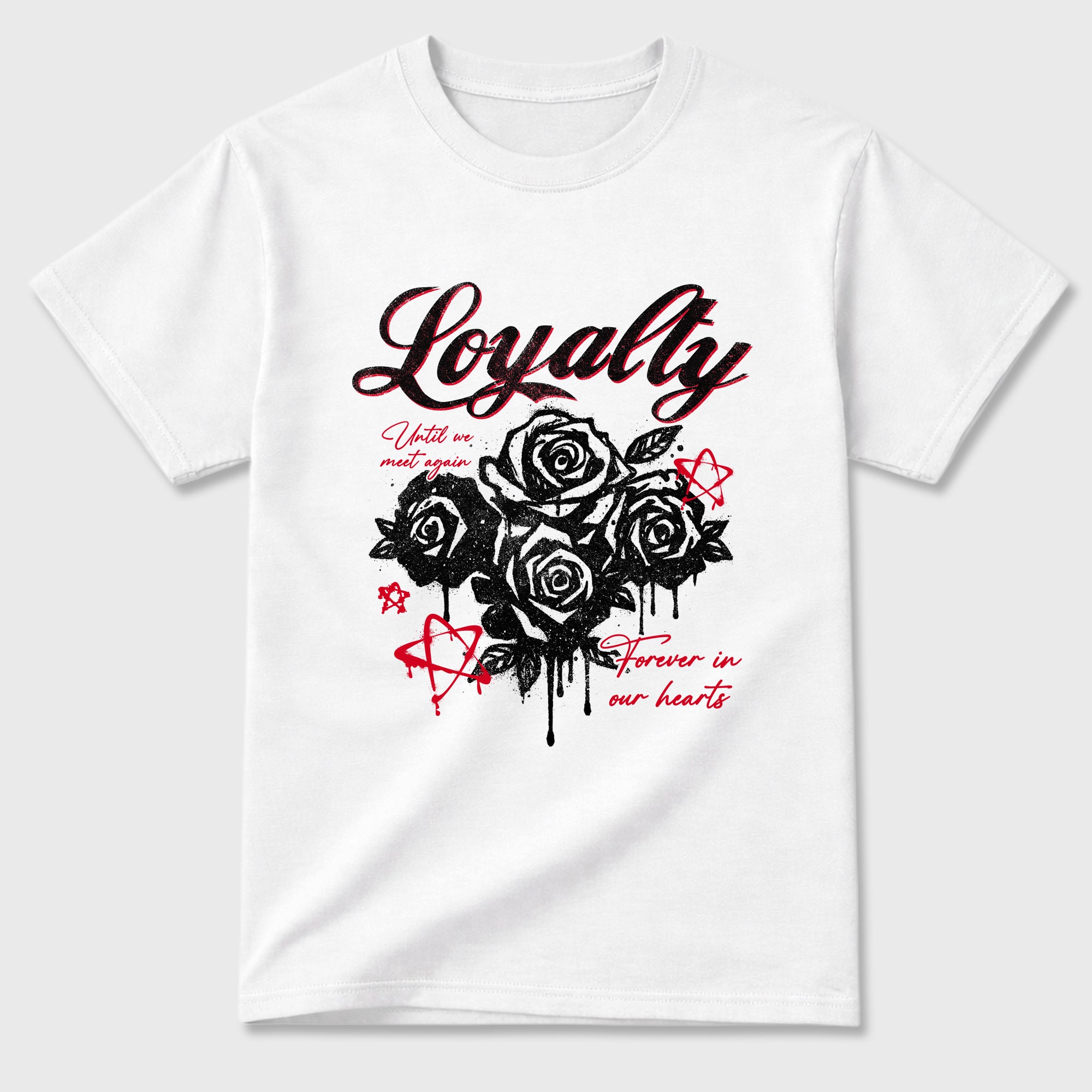 Sneaker match tees – Sneaker Tees To Match Air Jordan 1 Flight Club Shoes – Loyalty Tee White 2