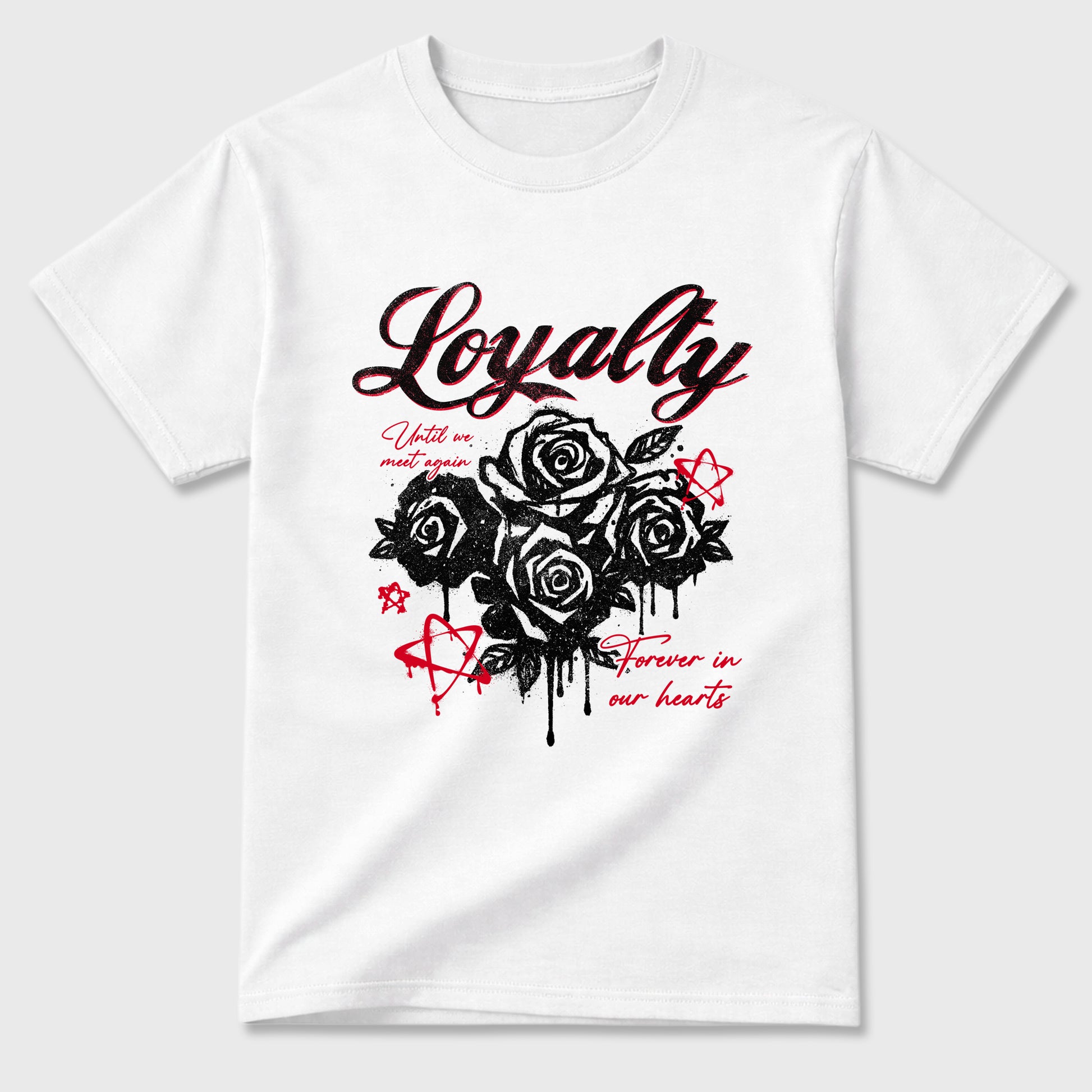Sneaker match tees – Sneaker Tees To Match Air Jordan 1 Flight Club Shoes – Loyalty Tee White 2
