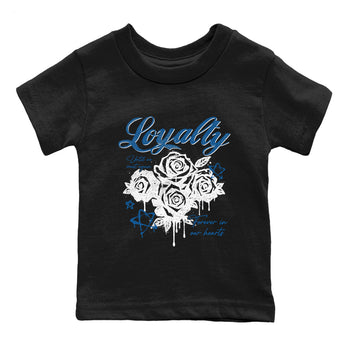 Sneaker Threads – Sneaker Threads To Match Air Jordan 1 Travis Scott Fragment Shoes – Loyalty Kids T-Shirt Black 2