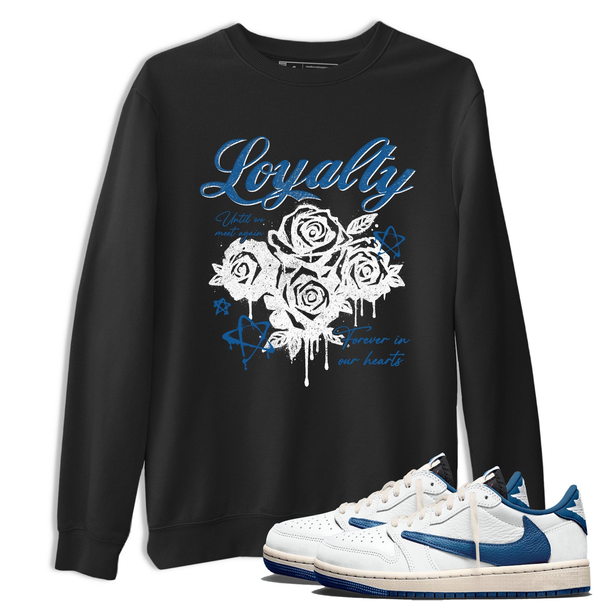 Sneaker Threads – Sneaker Threads To Match Air Jordan 1 Travis Scott Fragment Shoes – Loyalty Tee Black 1