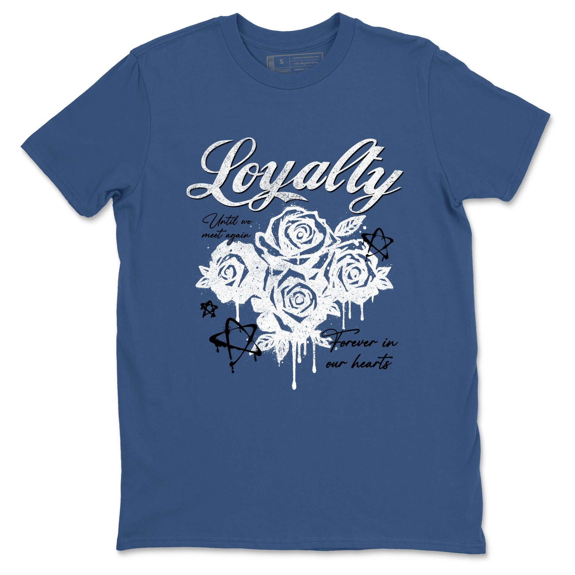 Sneaker Threads – Sneaker Threads To Match Air Jordan 1 Travis Scott Fragment Shoes – Loyalty Tee Denim Blue 2