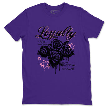 Sneaker match tees – Sneaker Tees To Match Air Jordan 11 Canyon Purple Shoes – Loyalty Tee Purple 2