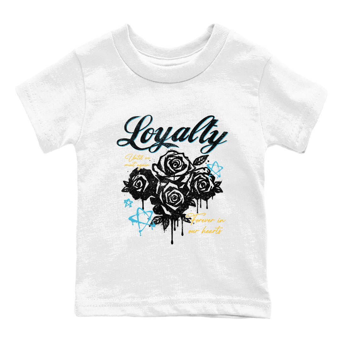 Sneaker Threads – Sneaker Tees To Match Air Jordan 11 Retro Gamma – Loyalty Youth Graphic Tee White 2. Perfect for Jordan releases 2025 colorways.