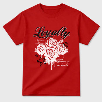 Sneaker match tees – Sneaker Tees To Match Air Jordan 13 University Red Shoes – Loyalty Tee Red 2
