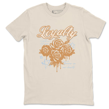 Sneaker match tees – Sneaker Tees To Match Air Jordan 3 Champagne and Oysters Shoes – Loyalty Tee Natural 2