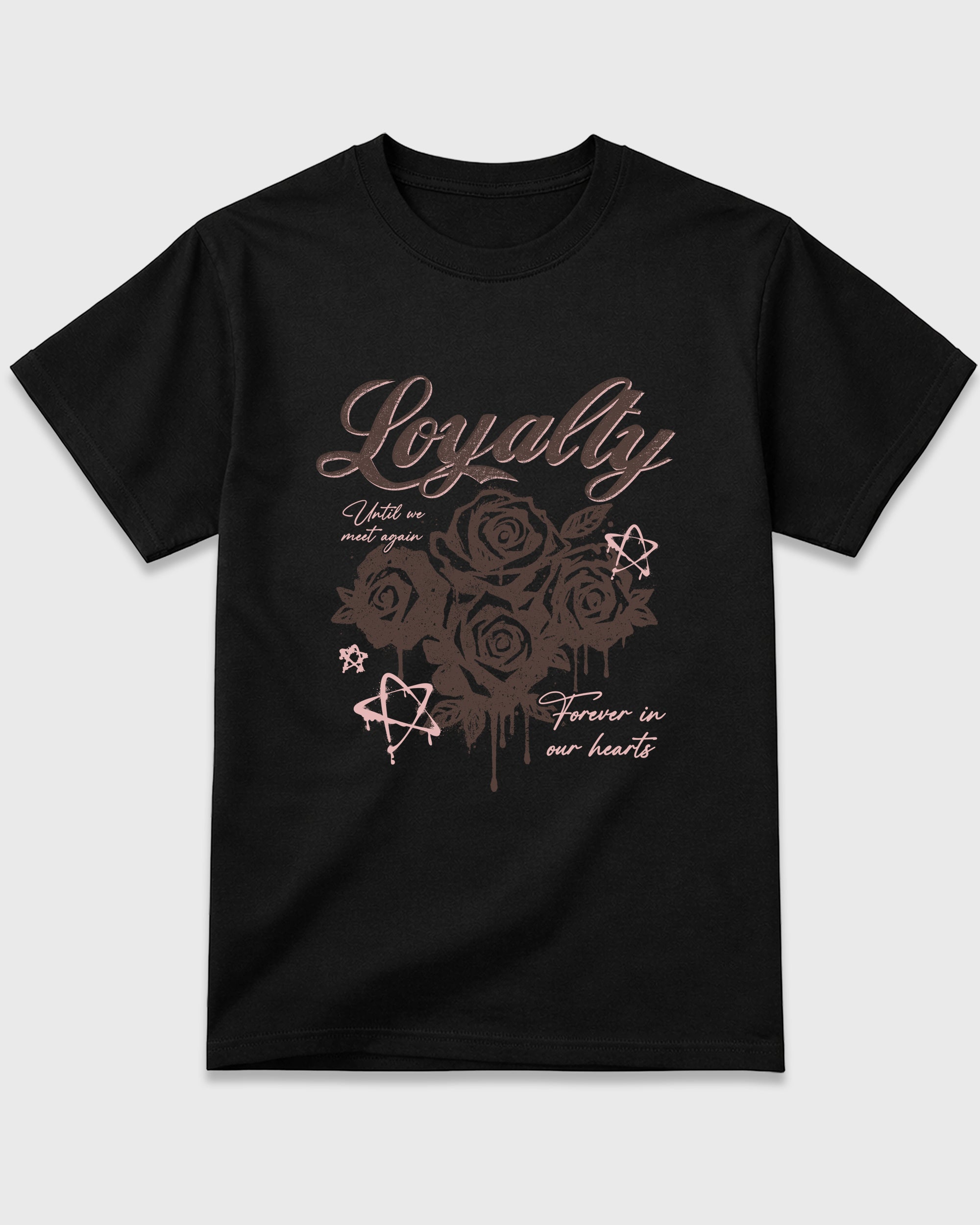 Loyalty Graphic T-Shirt featuring original streetwear artwork designed to match the Air Jordan 3 Fireside. Black 2 Graphic T-Shirt.