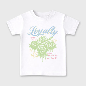 Sneaker match tees – Sneaker Tees To Match Air Jordan 3 Jade Aura Shoes – Loyalty Kids T-Shirt White 2