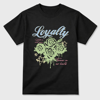 Sneaker match tees – Sneaker Tees To Match Air Jordan 3 Jade Aura Shoes – Loyalty Tee Black 2
