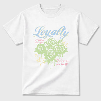 Sneaker match tees – Sneaker Tees To Match Air Jordan 3 Jade Aura Shoes – Loyalty Tee White 2
