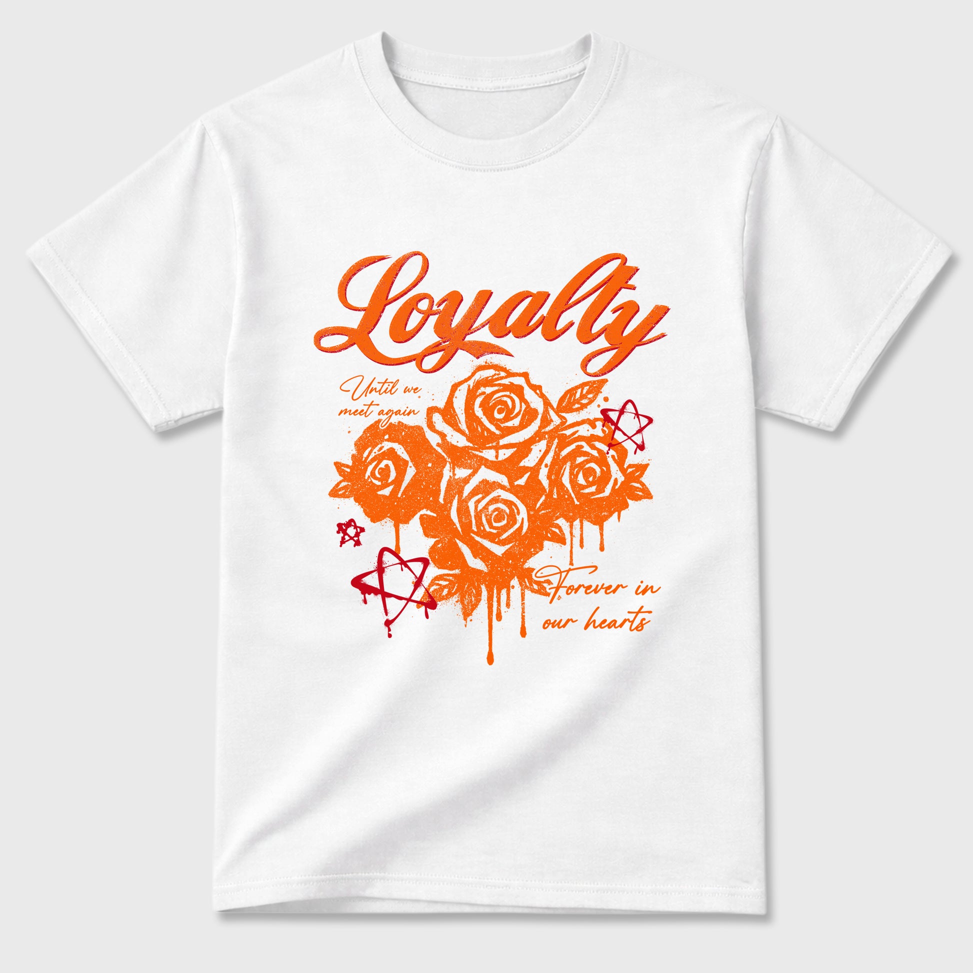Sneaker match tees – Sneaker Tees To Match Air Jordan 3 Orange Citrus Shoes – Loyalty Tee White 2